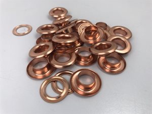 Snøreringe rosegold - 12 mm